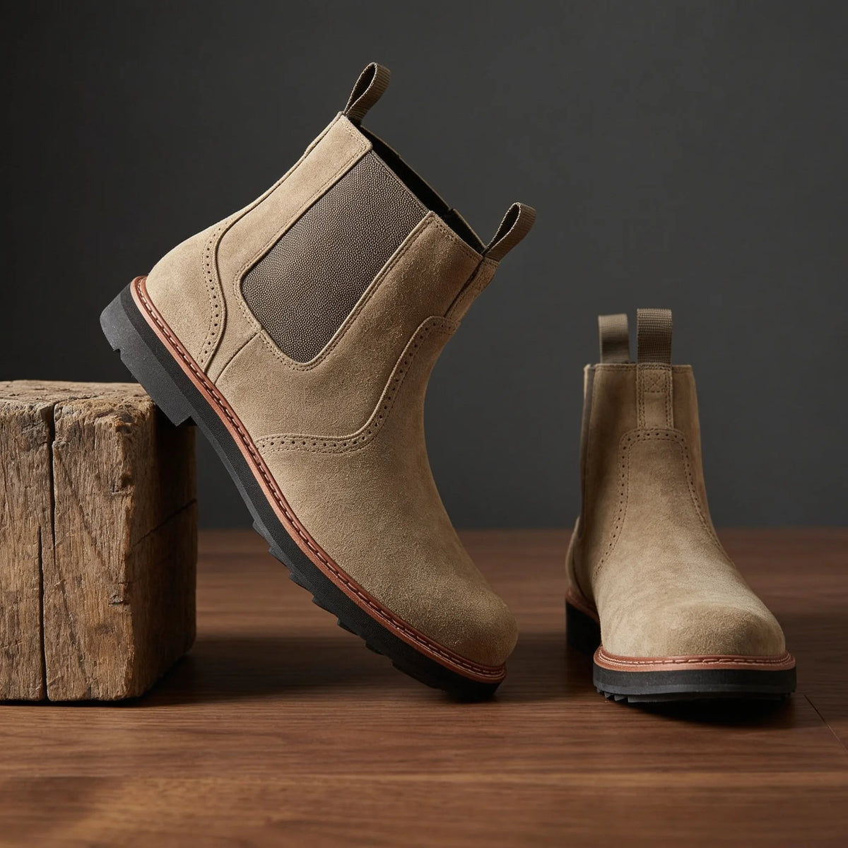 Ellery | Men's Suede Chelsea Boots