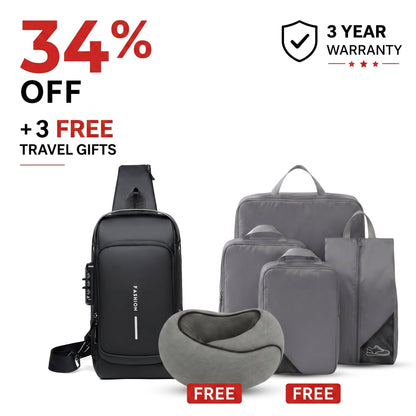 AirLock® Anti-Theft Sling Bag