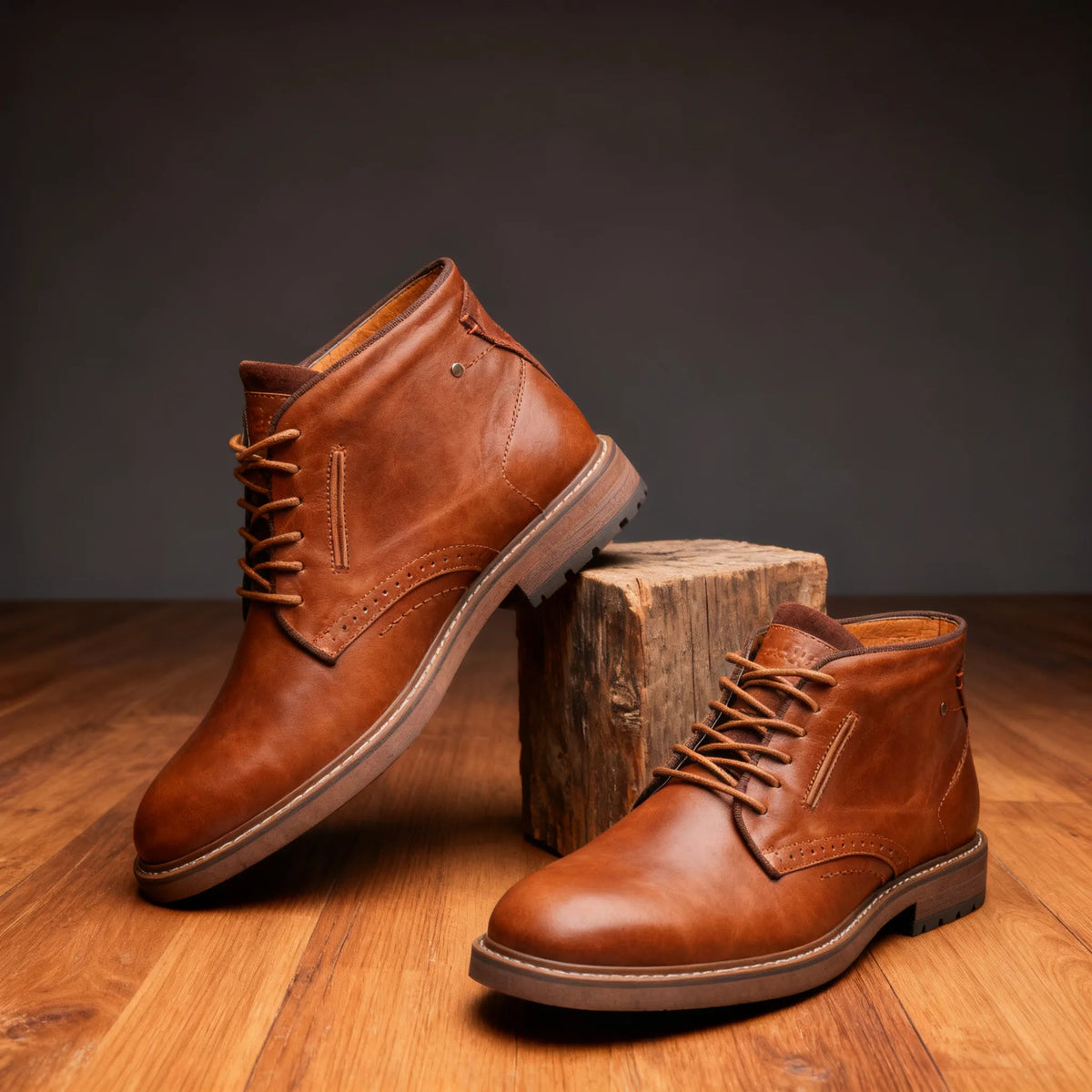 Preston | Men's Leather Brogue Boots